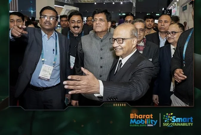Ministerial Visit at Bharat Mobility Expo 2024